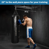 shikoyi Wall Mount Heavy Punching Bag Hanger Space-Saving Design Minimize Noise and Vibration Heavy Duty Construction for Boxing, Muay Thai and MMA Training shikoyi