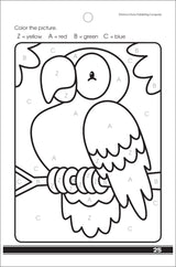 School Zone My First Coloring Fun Workbook: 48 Pages, Pre-K, Preschool, Kindergarten, Numbers, Counting, Letters, Alphabet, Shape Identification, Ages 3 to 6 (Little Busy Book Series) School Zone