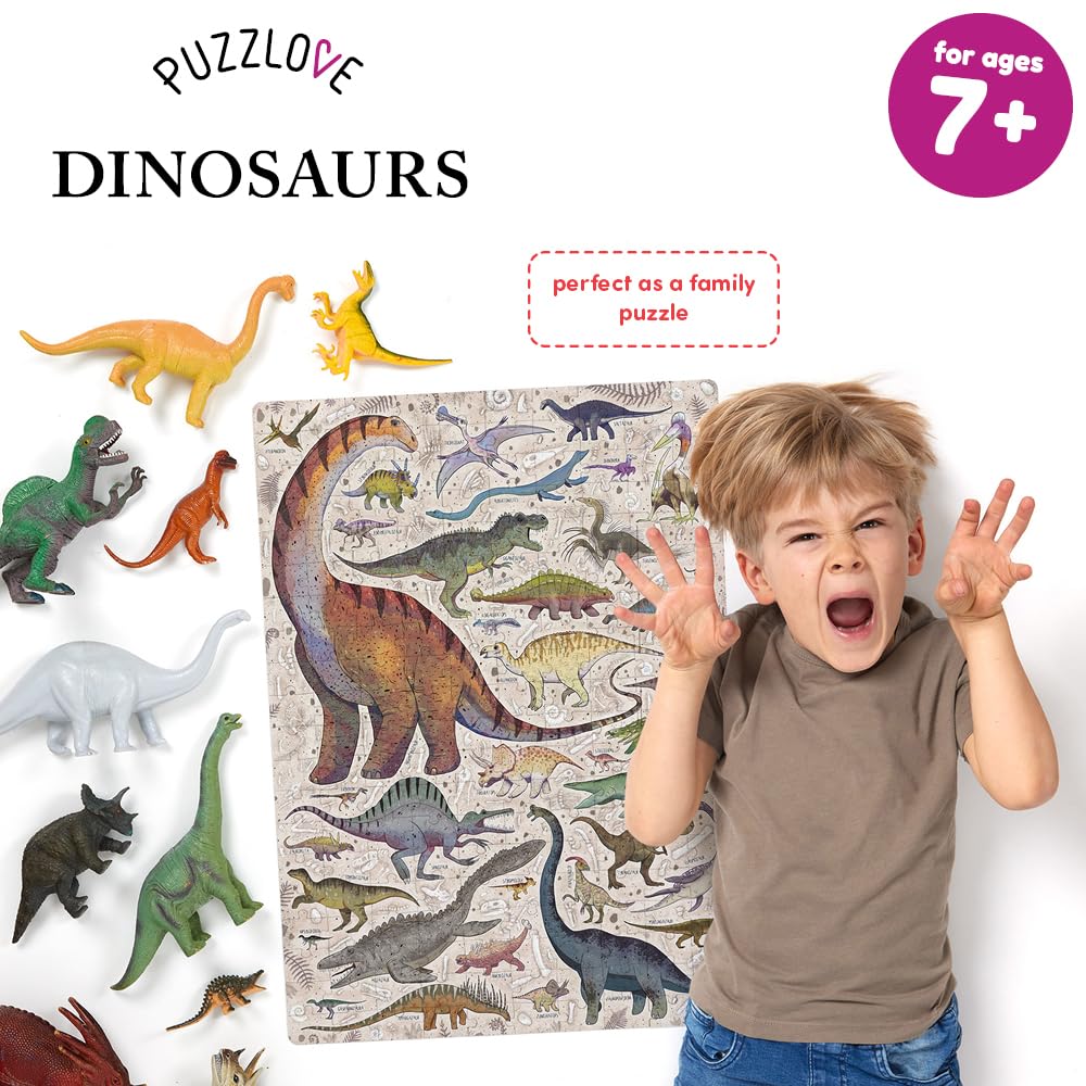 Puzzlove Dinosaurs (200 Pcs) 7+ Floor Puzzle Banana Panda