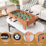 Giantex 27" Foosball Table, Easily Assemble Wooden Soccer Game Table Top w/Footballs, Indoor Table Soccer Set for Arcades, Game Room, Bars, Parties, Family Night Giantex