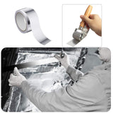 FCHO Car Sound Deadening Roller Metal Installation Tool 3 Pcs Seam Roller with 66 Feet Aluminum Foil Tape Finishing Sealing Tape, for Car Sound Deadening Installation FCHO