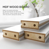 ROYMELO 32x84 Inch White Sliding Barn Door Slab with 5.5ft Hardware Kit Included, 5-Panel, MDF Wood Panel Covered with Water-Proof Scratch-Proof PVC Surface, Simple DIY Assembly ROYMELO