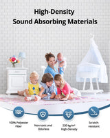 Upgraded Soundproof Wall Panels, Kuchoow Sound Proof Foam Panels for Walls, 18 Pack Brick Acoustic Panels Sound Absorbing 16''X12''X0.4'' Self-Adhesive Sound Panels, Sound Absorbing Panel 23ft², White Kuchoow