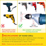 Square Hole Drill Bit Adapter for Easy Installation and Disassembly - Mortising Attachment for Drill Press, Mortise Machine, Power Tool Accessory for XSMNER