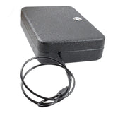 FSDC (Firearm Safety Devices - FSDC-MLC5200 Keyed Steel Lockable Gun Case & Security Box – Heavy-Duty Powder Coated Steel – TSA Approved – Compact for Easy Storage FSDC