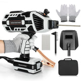 Portable Welding Machine, 110V Handheld Welder Machine with IGBT Inverter 6 Variable Current Adjustment 20-120Amp Output Portable ARC Welding Machine for 1/16"-1/8" All Size Welding Rod FAHKNS