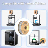 Official Creality Hyper PETG Filament Clear 1.75mm, High Speed 600mm/s 3D Printer Filament PETG, 1kg(2.2lbs)/Spool, Dimensional Accuracy ± 0.05 mm (Transparenrt) Creality