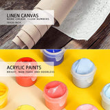 Maomaomi Paint by Numbers DIY Acrylic Painting Kit for Kids & Adults Beginner – 16" Wx20 L Colorful Horse Head Pattern Maomaomi