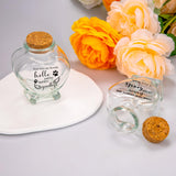 2 Pieces Pet Memorial Urns Sand Keepsake Jar Heart Shaped Glass Urns for Ashes or Hair Teeth Keepsake Loss of Pet Sympathy Gift Gredstar