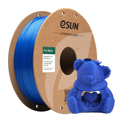 eSUN PLA Basic Filament 1.75mm, 1KG Spool (2.2 LBS) High Speed Printing 3D Printer PLA Filament,Designed for Fast Printing, Blue