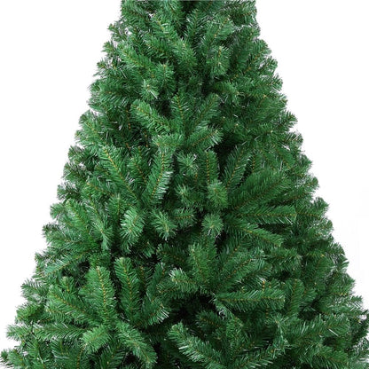 Yaheetech 7.5ft Artificial Full Spruce Christmas Tree, Artificial Xmas Tree with 1011 PVC Branch Tips and Foldable Metal Stand for Home, Party, Office Decoration, Holiday Décor Indoor & Outdoor, Green