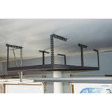 Klutch Overhead Garage Storage Rack — Adjustable Height, 96in.L x 48in.D x 23–37in.H Klutch