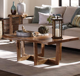 Alaterre Furniture Berkshire Acacia W Wood Large Coffee Table, Natural Live Edge, 32 in x 48 in x 18 in, Brown Alaterre Furniture