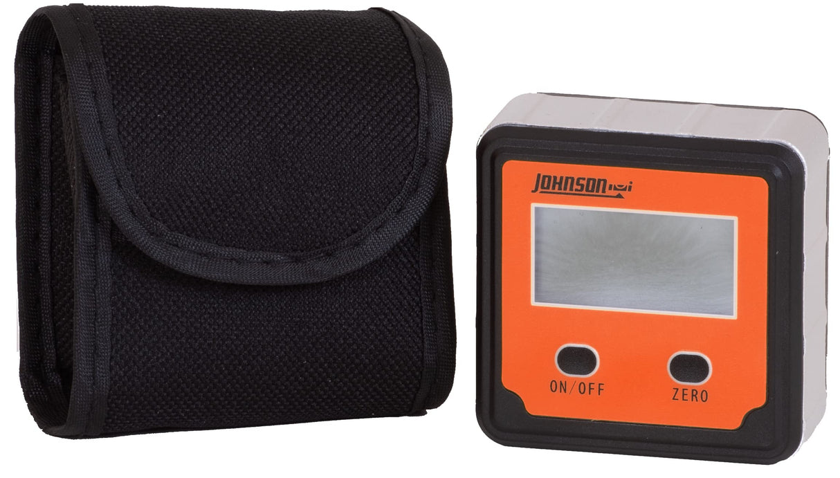 Johnson Level & Tool 1886-0000 Magnetic Digital Angle Locator w/ 2 Buttons, Orange, 1 Locator Johnson