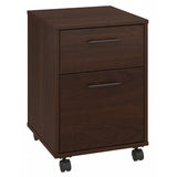 Bush Furniture Key West 2 Drawer Mobile File Cabinet, Bing Cherry (KWF116BC-03) Bush Business Furniture