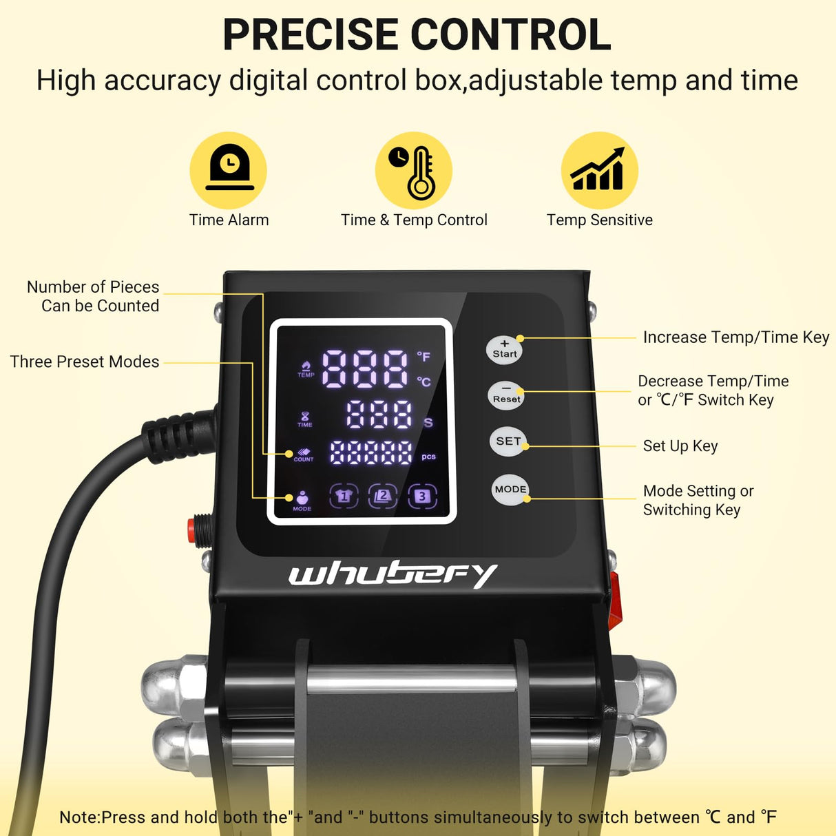 AKEYDIY Heat Press, 15x15 Slide Out Heat Press Machine for T Shirts, Digital Clamshell Heat Transfer Machine for Sublimation, Industrial Shirt Printer for Canvas, Pillows, Coasters, Puzzles (Yellow) AKEYDIY