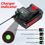 3.8Ah Replacement for Black and Decker 20V Lithium Battery, Compatible for Black Decker 20V Battery LBXR20 LBX20 LB20 LBX4020 LBXR20B-2 LST300 LST220 2Packs with Battery Charger Bonacell