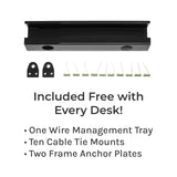 Uplift Ash Gray Laminate (72 x 30 inch) Electric Standing Desk V2 (Black) 4-Leg Adjustable Stand Up Desk, Advanced Keypad, Wire Grommets, Wire UPLIFTDESK