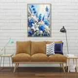 CAMOYAI 5D Diamond Art Kits for Adults,Flower Birds Diamond Painting Kits for Adult Beginners,DIY Round Full Drill Diamond Art Painting,Diamond Painting Kits for Home Wall Decor Gift 12x16inch CAMOYAI