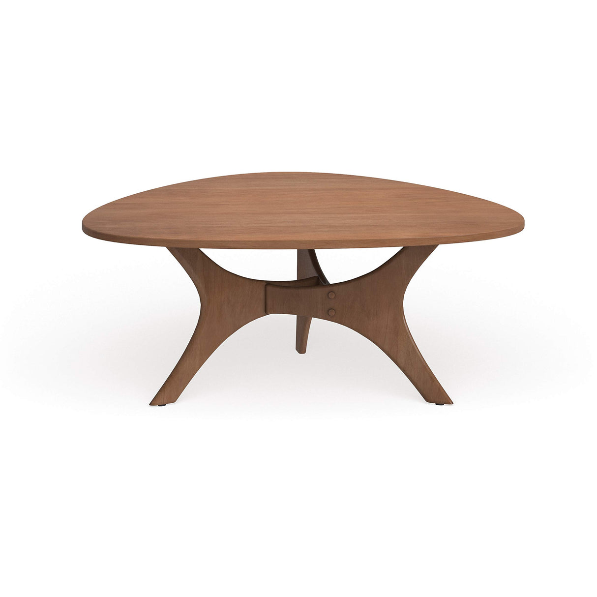 Wood Coffee Table Mid-Century Modern Finish WoodArtSupply