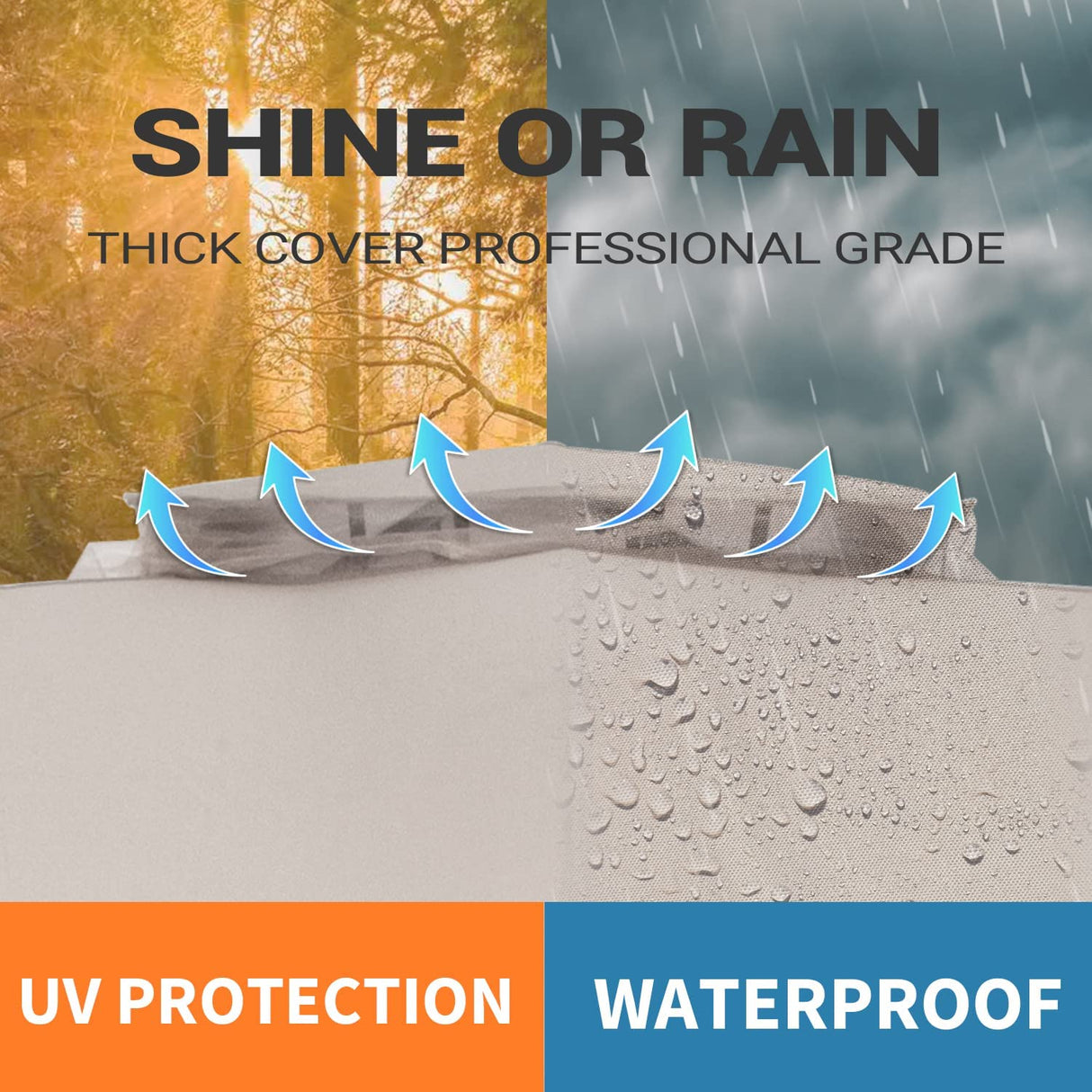 FAB BASED 10x12 Gazebo, Double Vent Canopy Gazebo for Outdoor with Privacy Netting, Easy Setup Patio Pavilion with Steel Frame Strong Legs for Lawn, Backyard, Deck (Ash Grey) FAB BASED