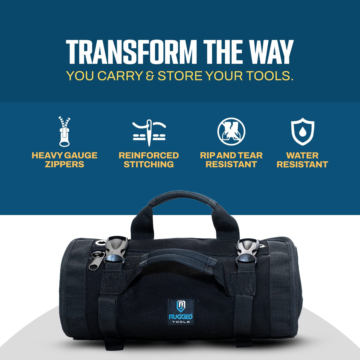 Rugged Tools Titan Deluxe Tool Roll Rugged Tools