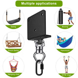 SELEWARE Punching Bag Hanger with Bearings Heavy Bag Beam Mount Hardware 360° Rotation Boxing Bag Hanger I Beam Heavy Bag Hanger Beam Mount Hooks with Carabiner for Hanging Heavy Punching Bag Sandbag SELEWARE