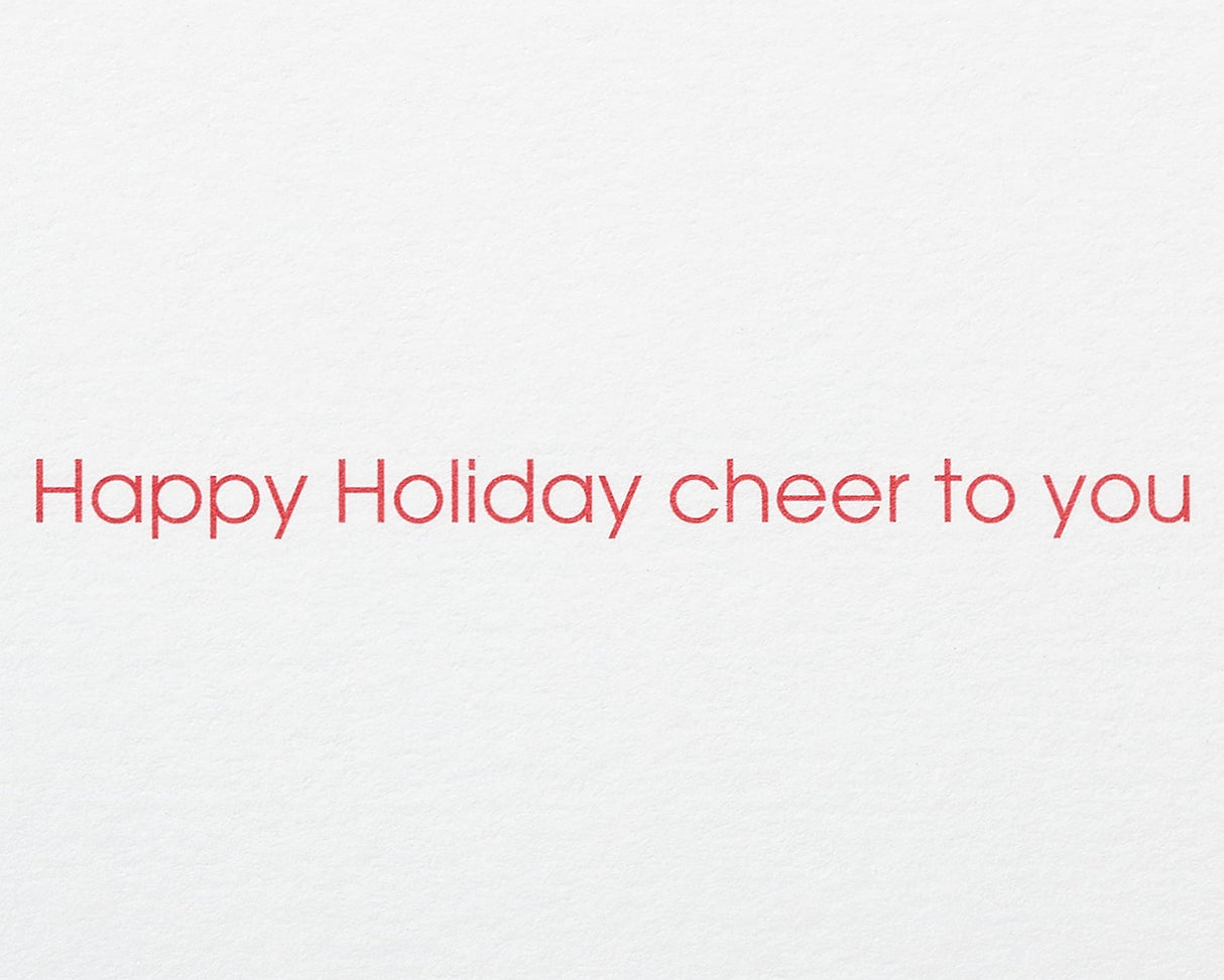 Papyrus Boxed Christmas Cards with Envelopes, Holiday Cheer, Polar Bear (20-Count) Papyrus