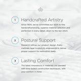 Kingsdown Passions Kelbrooke 16" Ultra Plush Euro Pillow Top Hybrid Mattress California King, Cool Gel Memory Foam Layer Motion Isolation Quilted Top Premium Mattress Kingsdown