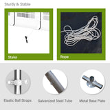 HERA'S PALACE 16'x 20' Outdoor Tents for Parties, Large Canopy Tent with 8 Removable Sidewalls, Heavy Duty Party Tent for Graduation, Wedding and Birthday HERA'S PALACE