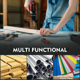 Renyu 10 Pcs HSS Router Carbide Engraving Bits, 1/8"(3mm) Shank Carbide Engraving Bit Set for Carving, Drilling, DIY Woodworking, Trimming RENYU