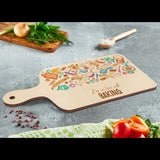 PYD Life 12 Pack Plywood Sublimation Cutting Board Blanks with Handle 11.8 x 6.3 Inch,Rectangle Wood Chopping Board for Sublimation DIY Craft Christmas Thanksgiving Home Kitchen Decor PYD Life