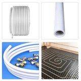 Pex-A Tubing 1/2 Inch x 100 Ft Pex Tube Coil, Non-Barrier Pex Pipe for Potable Water, 1/2" Pex Flexible Water Tubing for Plumbing, White Pex Tubing Supply Giant