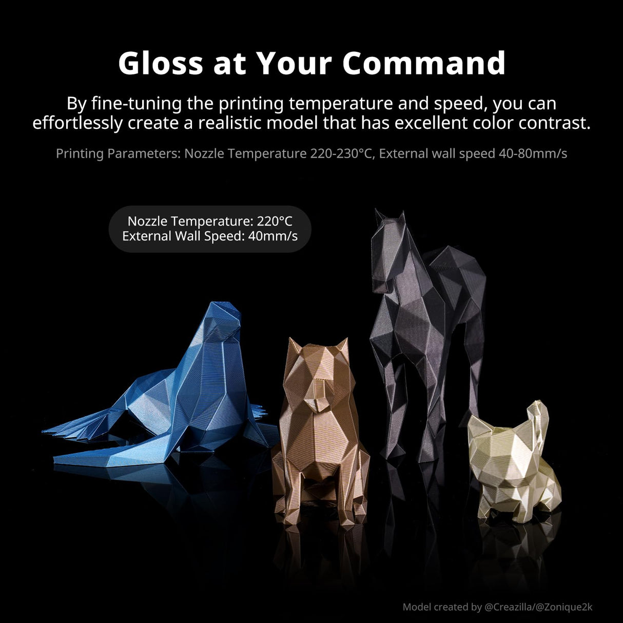 ANYCUBIC Silk Filament, Metal-Like PLA Shiny Clog-Free 3D Printing PLA Filament 1.75mm Dimensional Accuracy +/- 0.02mm, 1KG Spool (2.2 lbs), Metal Copper ANYCUBIC