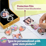 Girls Jewelry Making Kit. Best Necklace Pendant & Bracelet Crafting Set with Glass Beads & Charms. Fashion Accessories, Arts Crafts Supplies. Birthday Gift Glittery Garden