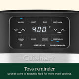 Cuisinart Air Fryer Oven – 4.5-Qt Basket Black and Stainless Steel Air Fryer – Dishwasher-Safe Parts with 4 Presets – Roast, Bake, Broil, Air Fry and Keep Warm – Quick & Easy Meals – AIR-160 Cuisinart