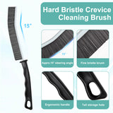 Crevice Cleaning Brush，Hard-Bristled Crevice Cleaning Brush，2024 New Multifunctional Gap Cleaning Brush Tool，Dead Corners Brushes for Bathroom Kitchen Tiles Window Door Slots，3pcs BANSTLE
