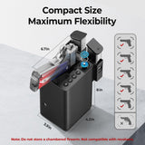 ONNAIS Biometric Pistol Gun Safe – Car and Bedside gun Safe for handgun with Fingerprint Trigger Lock for Quick Access, Fast Entry for Vehicle Console or Any Mountable Spot, Gifts for Men ONNAIS