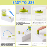 Paint Brush Cleaner Brush Rinser with Drain Water Circulation Paintbrush Scrubber Cleaner Rinser Cup for Acrylic, Watercolor, Oil and Water-Based Paints Art Supplies Paint Brush Cleaner Tool Sigilyer