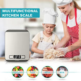 Ultrean Food Scale, Digital Kitchen Scale Weight Grams and Ounces for Baking Cooking and Meal Prep, 6 Units with Tare Function, 11lb (Batteries Included) Ultrean