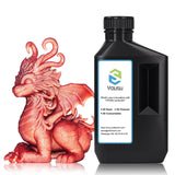 YOUSU 3D Printer Metallic Resin,Fast Curing 3D Metal Printing Resin 1KG, Magical Metallic Effect Photopolymer Resin for LCD DLP 3D Printing (1000g,Metal Copper) Yousu