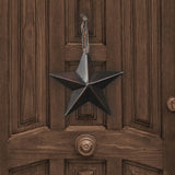 CWI Gifts Metal Barn Star - 5" Galvanized Hanging Star - Farmhouse Wall Decor - Black - 1 CWI Gifts