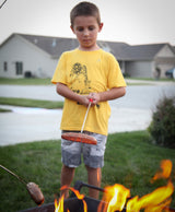 MalloMe Smores Sticks for Fire Pit Long - Marshmallow Roasting Sticks Smores Kit - Smore Skewers Hot Dog Fork Campfire Cooking Equipment, Camping Essentials S'mores Gear Outdoor Accessories 32" 5 Pack MalloMe