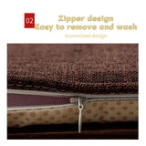 BK&MF Thicken Chinese Style Seat Cushions with backrest,Traditional Sponge Sofa Red Wooden Armchair Chair Cushion Seat Pad for Home Decor,C,40x40x3cm(16x16x1inch) BK&MF