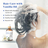 HIQILI Vanilla Essential Oil, Undiluted Natural Strong Fragrance Add in Skin Perfume, Unscented Lotion, Candle Soap Making Scent, Relax at Home with Diffuse Warm Sweet Aroma -100ML HIQILI