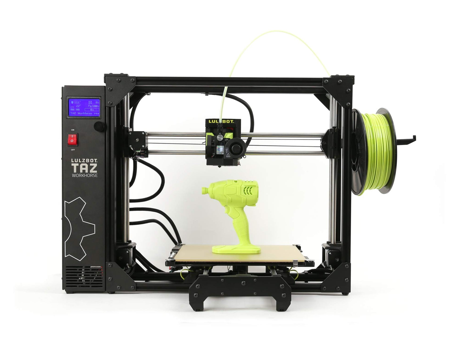 LulzBot KT-PR0051NA TAZ Workhorse 3D Printer - WoodArtSupply