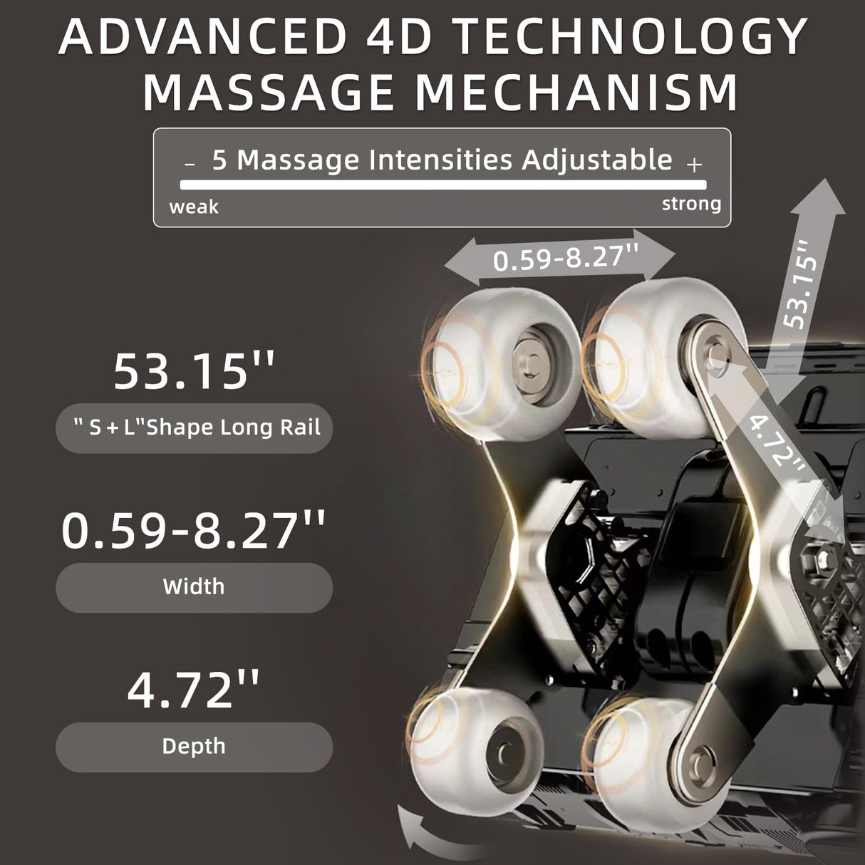 MassaMAX 4D Full Body Massage Chair with Zero Gravity, Extendable Footrest, SL Track, 15 Modes, AI Voice Control, Yoga Stretch, Foot Rollers, and Waist & Calves Heating Comfort with Cover (White) MassaMAX