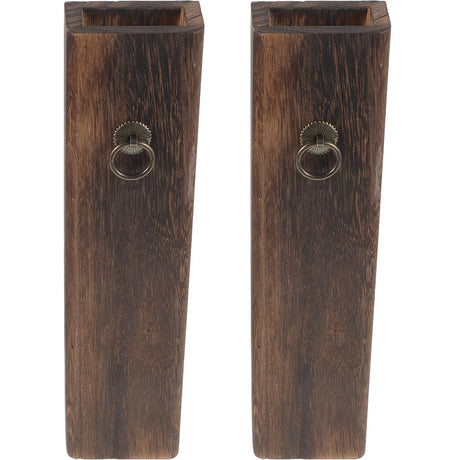 Wood Wall Pocket Vase Wood Wall Planter Hanging Wall Vase Pocket Flowers Holder for Farmhouse Home Living Room Bedroom Wall Decor Wooden Wall OSALADI