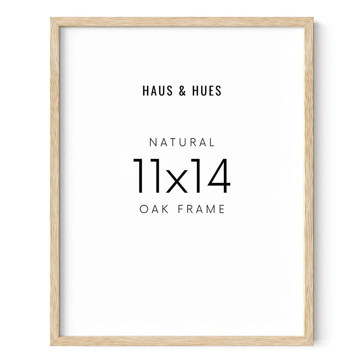HAUS AND HUES 11x14 Wood Picture Frame - 11x14 Frame Wood Natural Wood Frame 11x14 Picture Frame Wood Picture Frames 11x14 Frame Art Poster Frames 11x14 Document Frames for 11x14, Beige Framed HAUS AND HUES