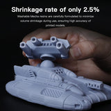 NOVA3D Water Washable Mecha ABS-Like 3D Printer Resin, 405nm High Precision LCD UV-Curing 3D Printing Resin, Low Odor, Photopolymer Resin for /8K/12K Capable LCD DLP 3D Printers(Grey, 1kg) NOVA3D